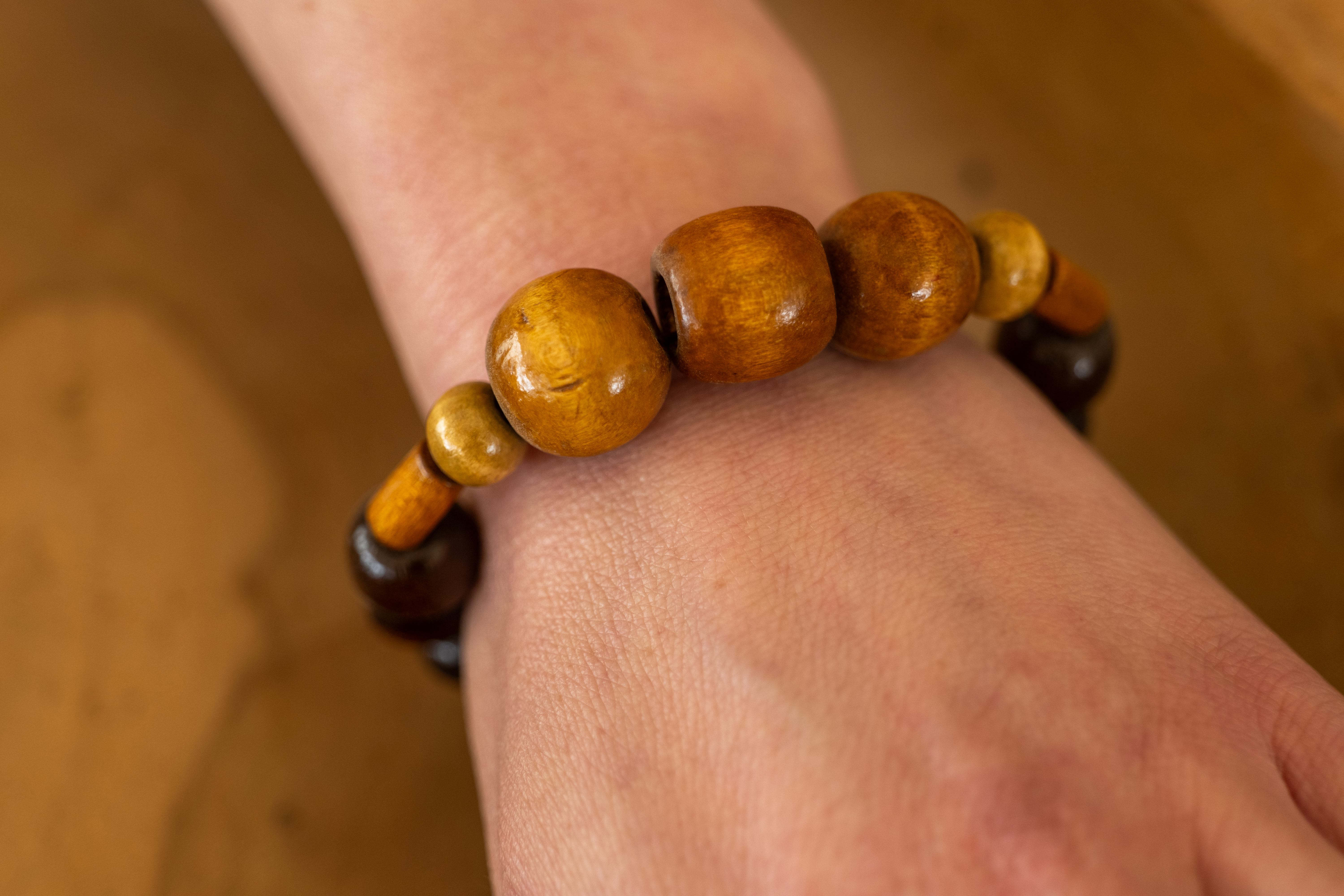 Armband „Herbstholz"